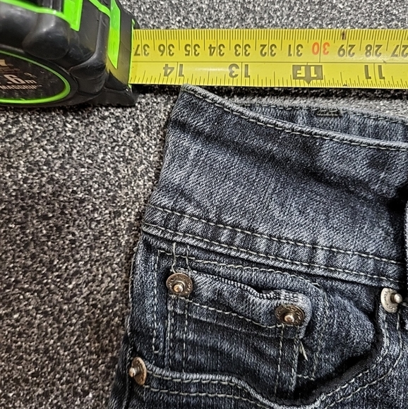 Vintage Penman's Women's Jeans Y2K Size 6 Dark Wash Embroidered Boot Cut - Picture 10 of 13